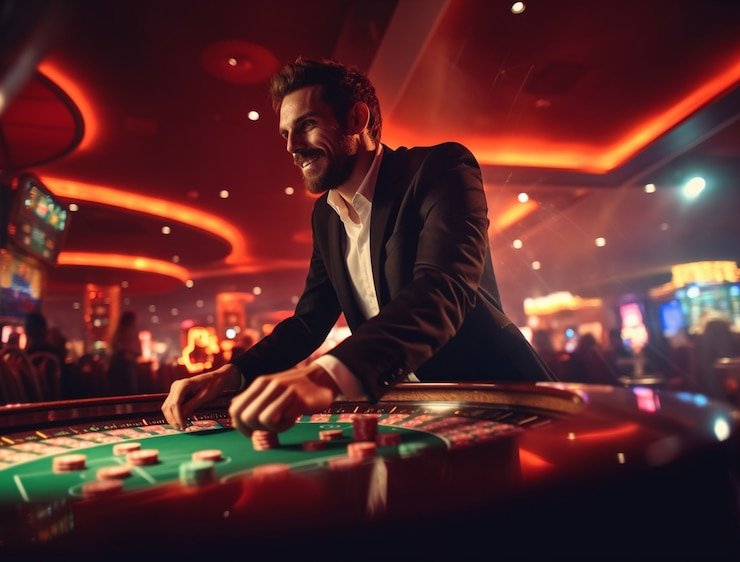 Filipino player browsing okaybet casino-style games on a mobile phone